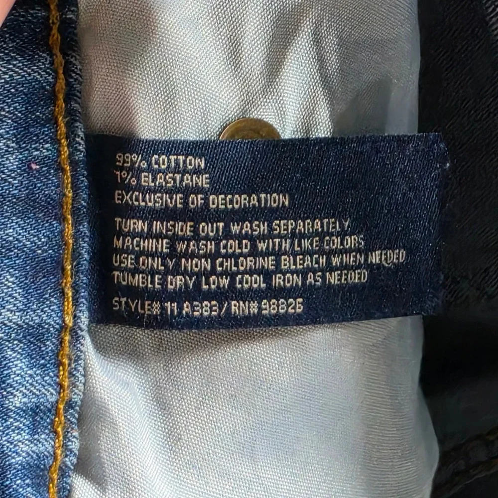 U.S. Polo Assn. Jeans Mens 34x32 Blue Straight Leg Stretch Denim Pants